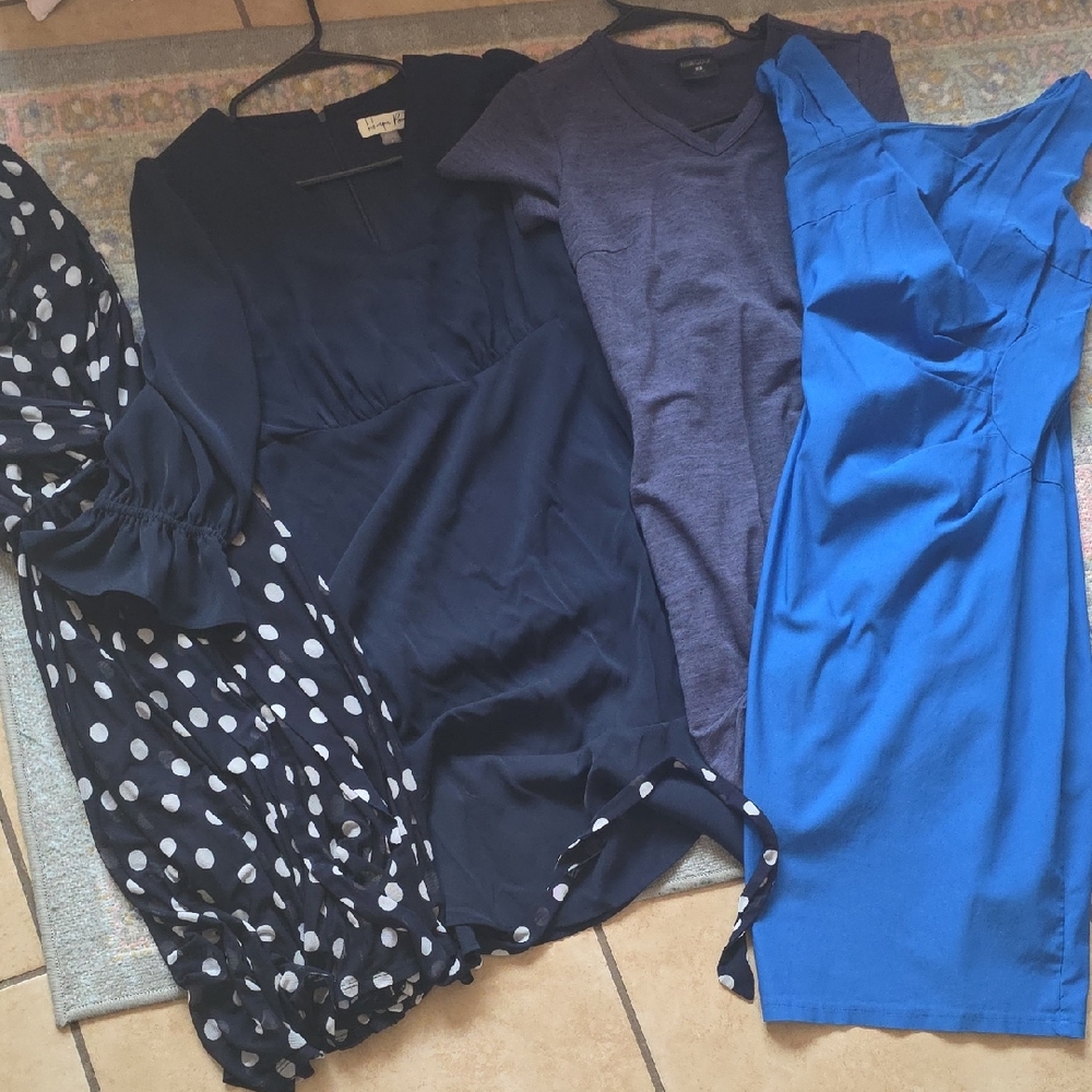 Stylish Dress Collection in Blue and Black